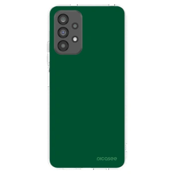 Picasee Samsung Galaxy A73 5G Hülle - Transparentes Silikon - Green Gleam