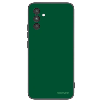 Picasee Samsung Galaxy A04s A047F Hülle - Schwarzes Silikon - Green Gleam