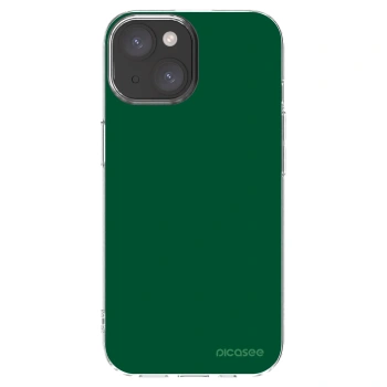 Picasee Apple iPhone 15 Hülle - Transparentes Silikon - Green Gleam