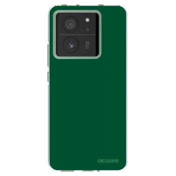 Picasee Xiaomi 13T Pro Hülle - Transparentes Silikon - Green Gleam