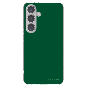 Picasee Samsung Galaxy S24 S921B 5G Hülle - Transparentes Silikon - Green Gleam