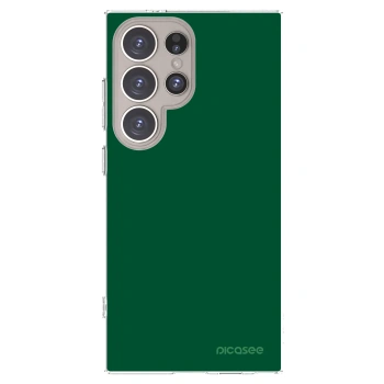 Picasee Samsung Galaxy S24 Ultra S928B 5G Hülle - Transparentes Silikon - Green Gleam