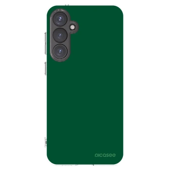 Picasee Samsung Galaxy S23 FE S711B Hülle - Transparentes Silikon - Green Gleam