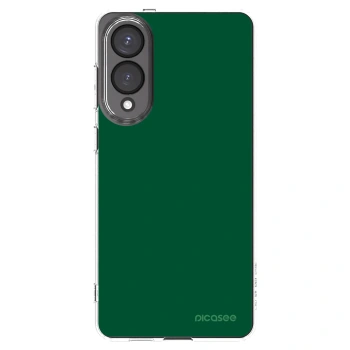 Picasee Samsung Galaxy S25 Edge 5G Hülle - Transparentes Silikon - Green Gleam