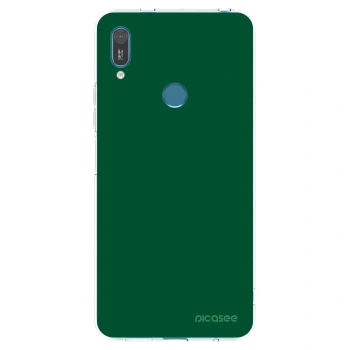 Picasee Huawei Y7 2019 Hülle - Transparentes Silikon - Green Gleam