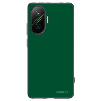 Picasee Xiaomi Poco F7 5G Hülle - Schwarzes Silikon - Green Gleam