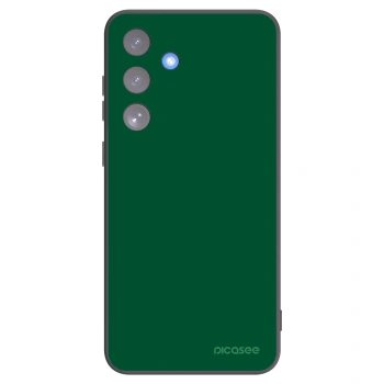 Picasee Samsung Galaxy S25 FE 5G Hülle - Schwarzes Silikon - Green Gleam