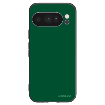 Picasee Google Pixel 10 Pro Hülle - Schwarzes Silikon - Green Gleam