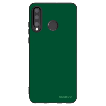 Picasee Huawei P30 Lite Hülle - Schwarzes Silikon - Green Gleam