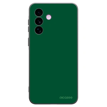 Picasee Samsung Galaxy A57 5G Hülle - Schwarzes Silikon - Green Gleam