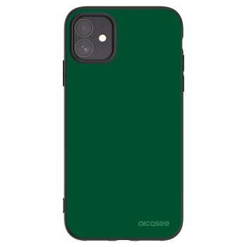 Picasee Apple iPhone 11 Hülle - Schwarzes Silikon - Green Gleam