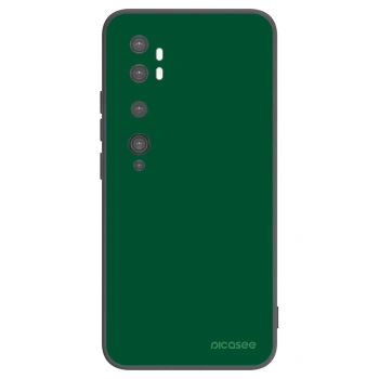 Picasee Xiaomi Mi Note 10 (Pro) Hülle - Schwarzes Silikon - Green Gleam