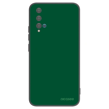 Picasee Huawei Nova 5T Hülle - Schwarzes Silikon - Green Gleam