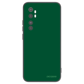 Picasee Xiaomi Mi Note 10 Lite Hülle - Schwarzes Silikon - Green Gleam