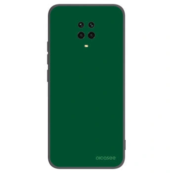 Picasee Xiaomi Redmi Note 9S Hülle - Schwarzes Silikon - Green Gleam