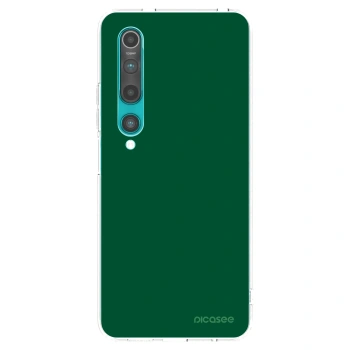 Picasee Xiaomi Mi 10 Hülle - Transparentes Silikon - Green Gleam