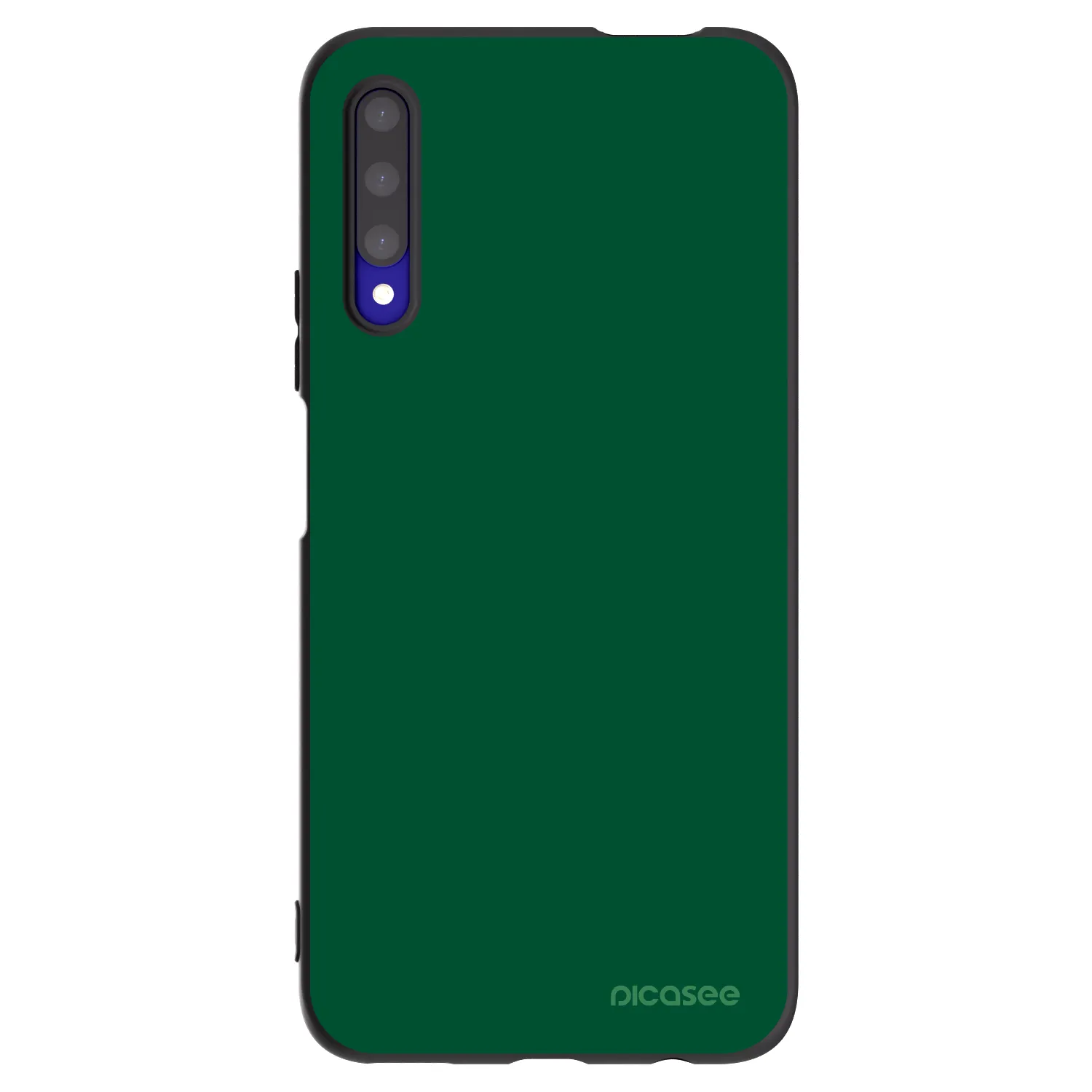 Picasee Honor 9X Pro Hülle - Schwarzes Silikon - Green Gleam