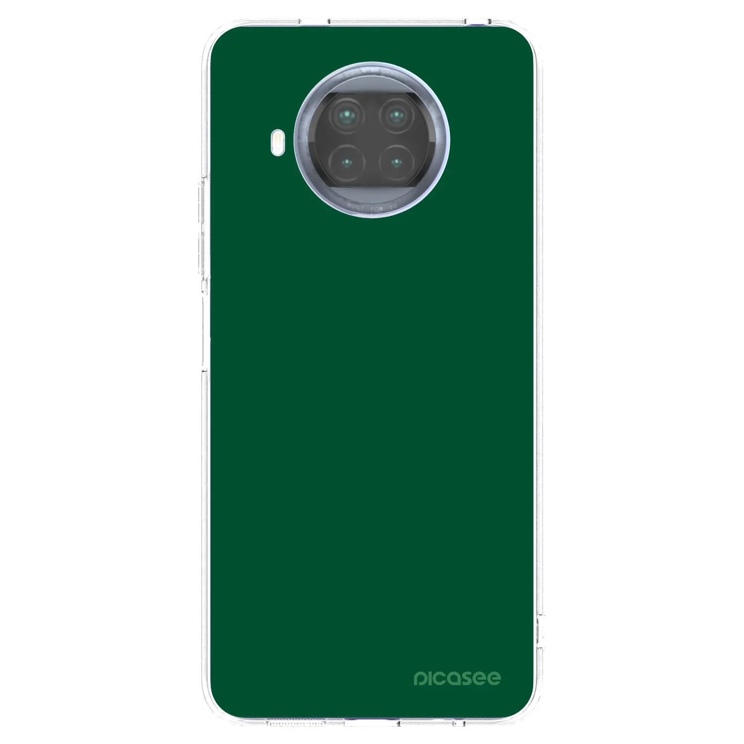 Picasee Xiaomi Mi 10T Lite Hülle - Transparentes Silikon - Green Gleam
