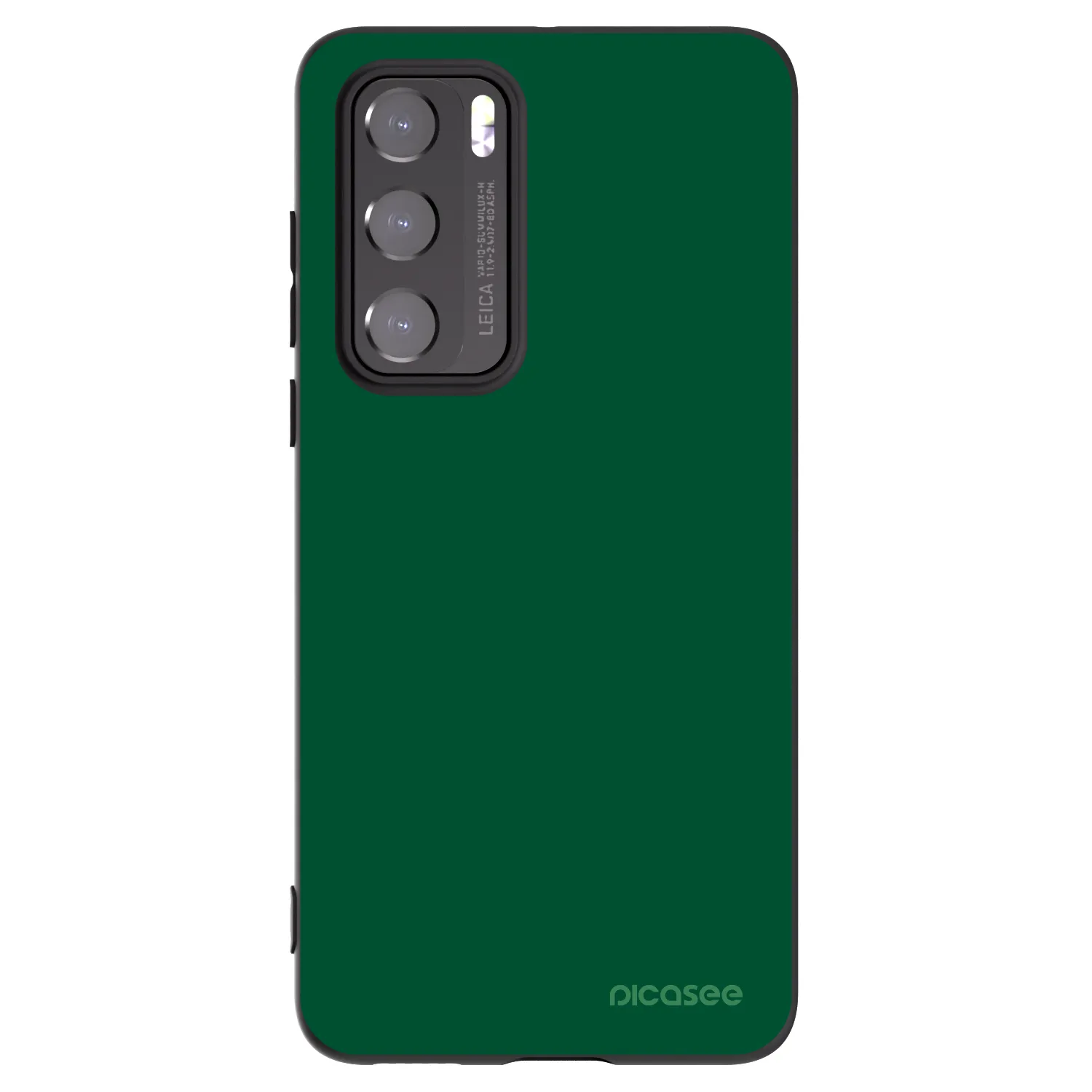 Picasee Huawei P40 Hülle - Schwarzes Silikon - Green Gleam