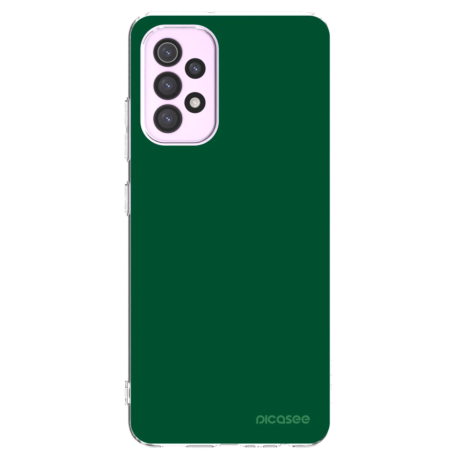 Picasee Samsung Galaxy A32 5G A326B Hülle - Transparentes Silikon - Green Gleam