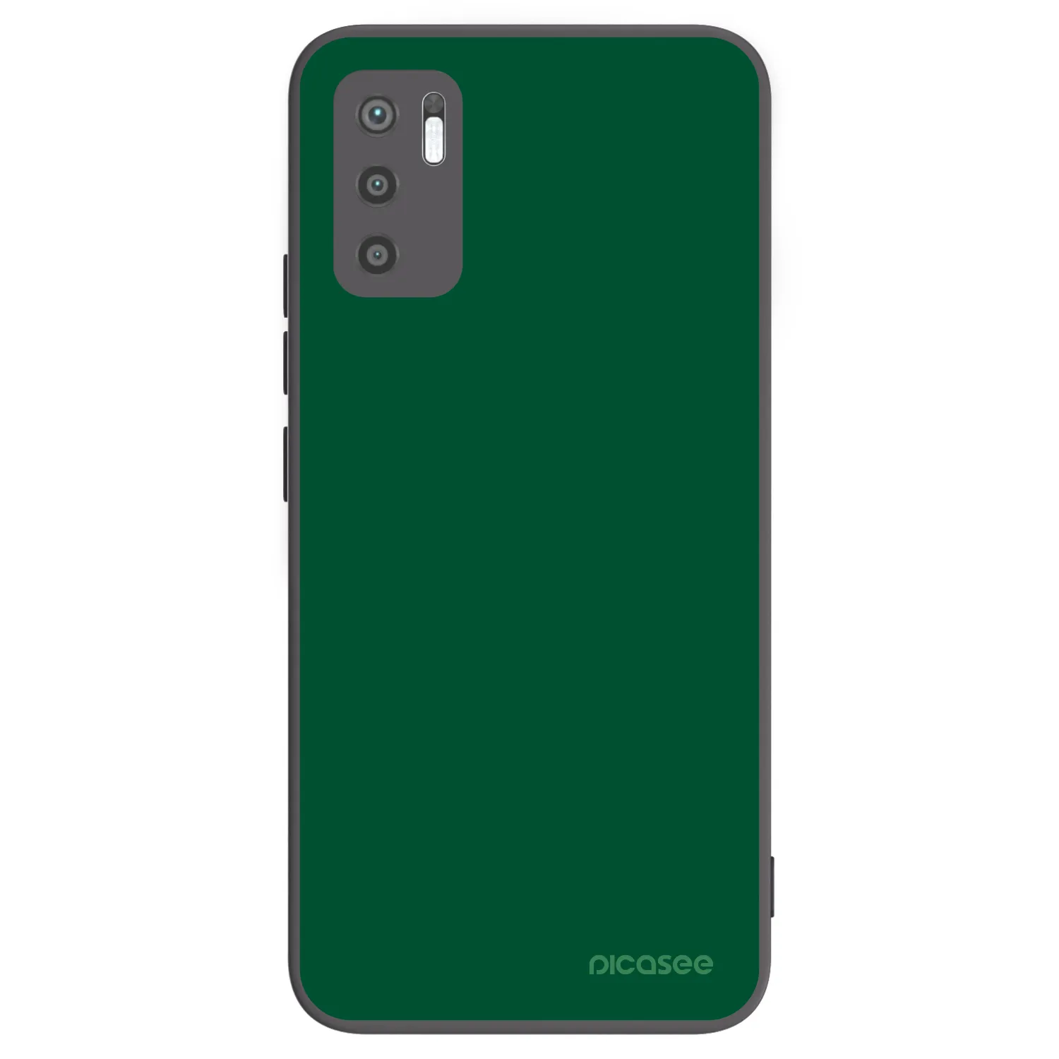 Picasee Xiaomi Redmi Note 10 5G Hülle - Schwarzes Silikon - Green Gleam