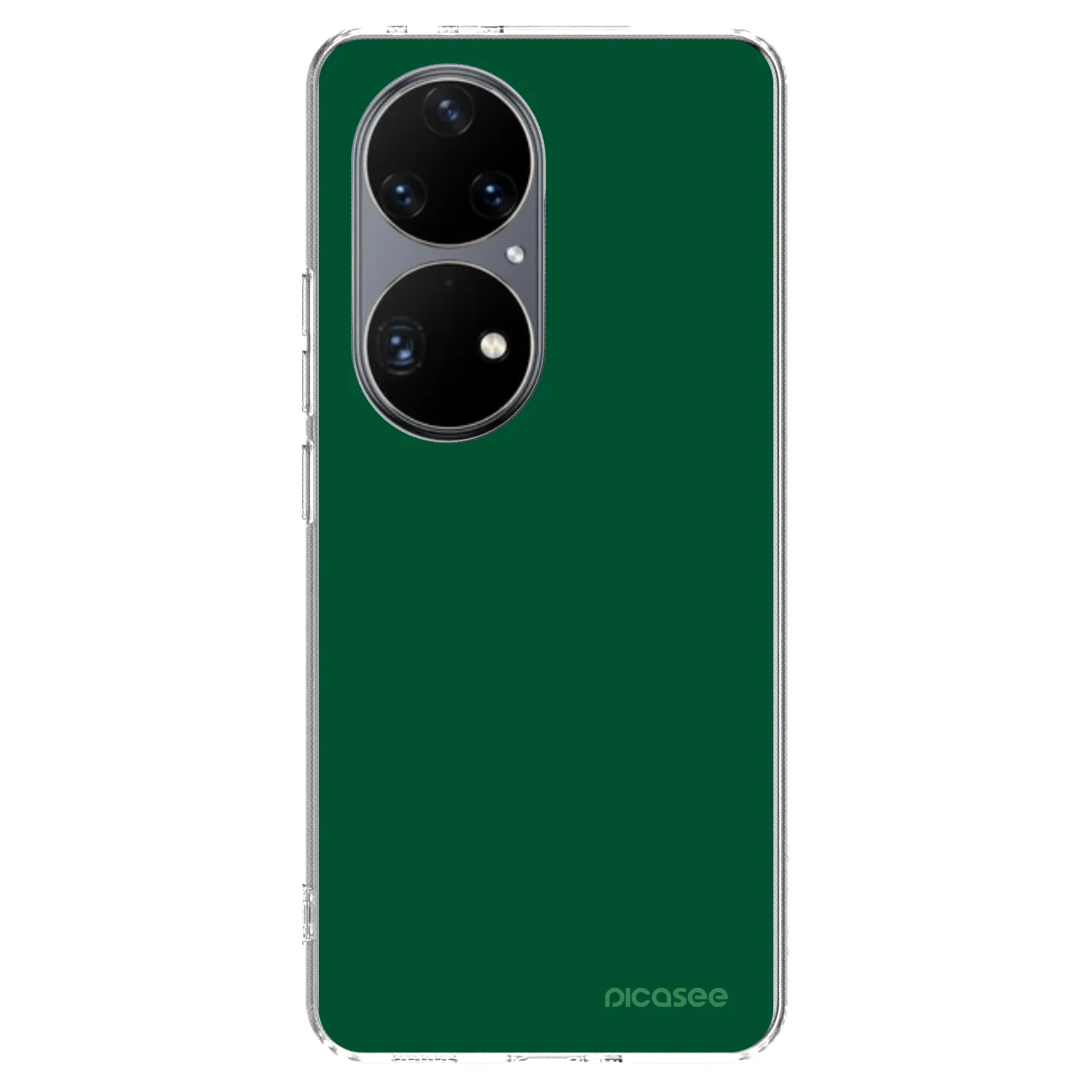 Picasee Huawei P50 Hülle - Transparentes Silikon - Green Gleam