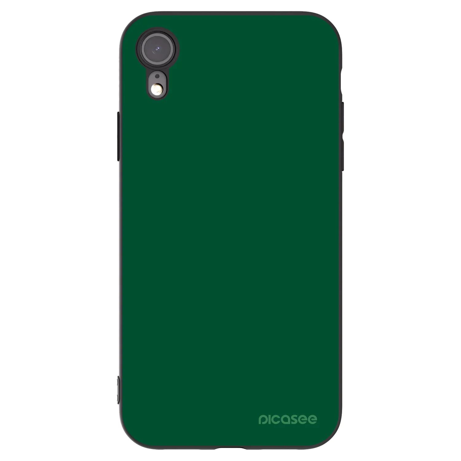 Picasee Apple iPhone 6 Plus/6S Plus Hülle - Schwarzes Silikon - Green Gleam