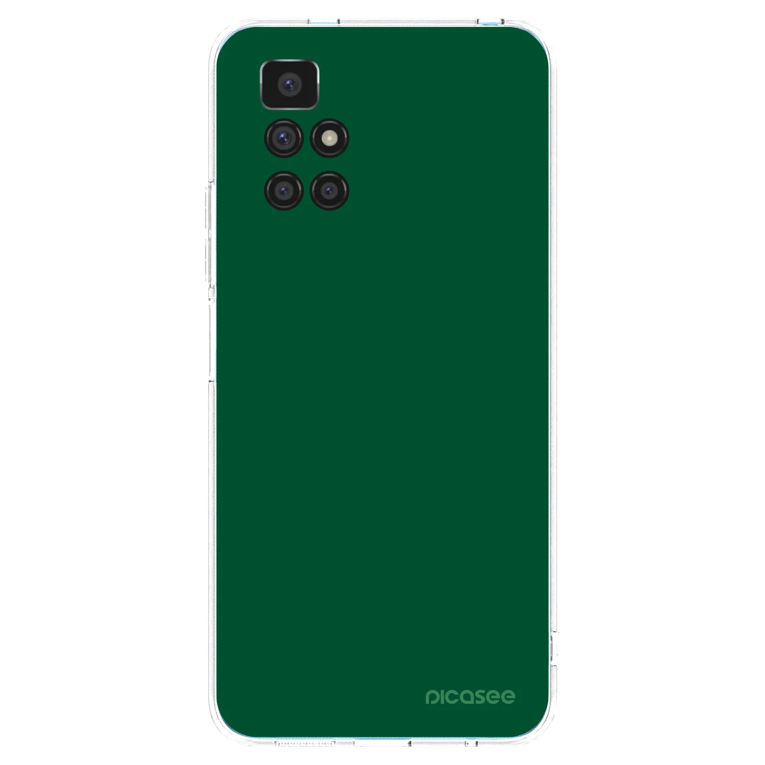 Picasee Xiaomi Redmi 10 Hülle - Transparentes Silikon - Green Gleam