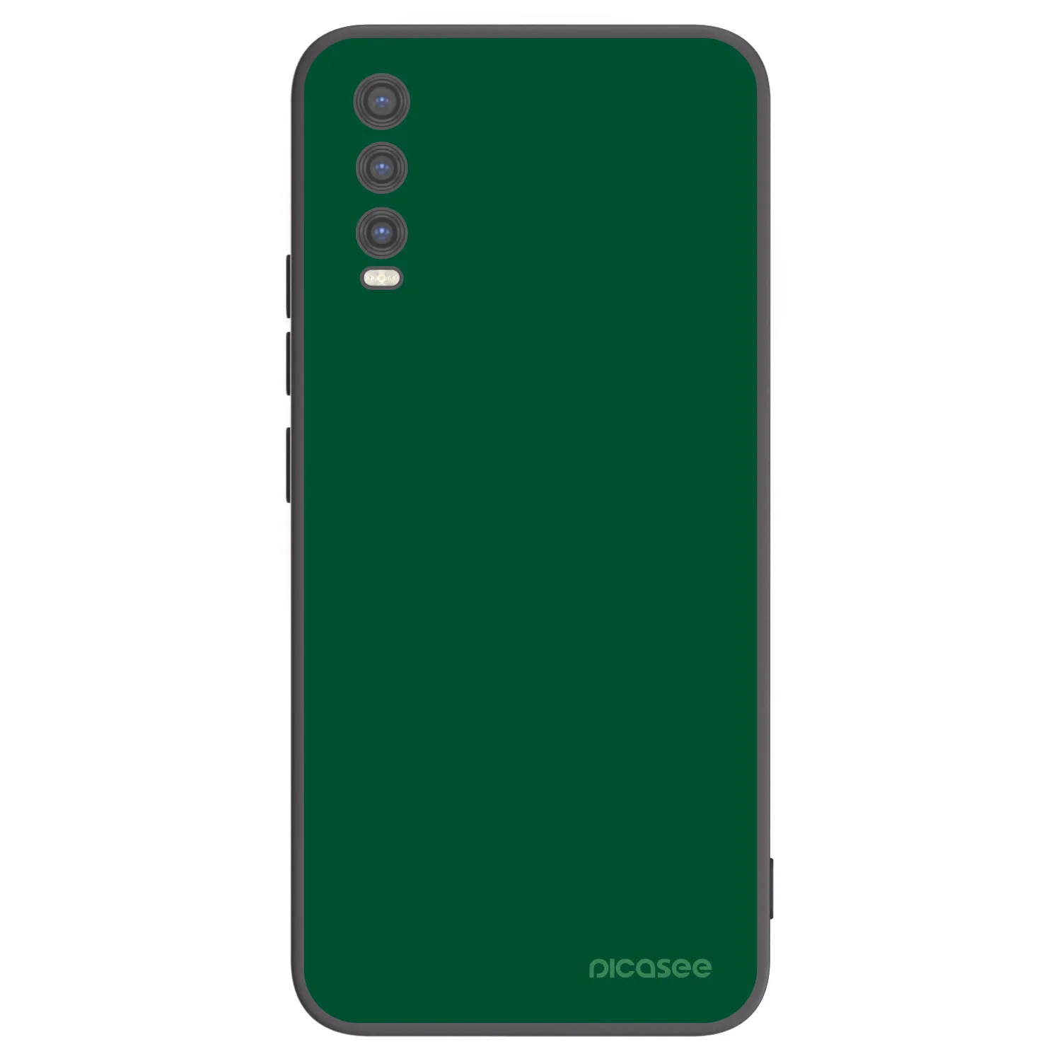 Picasee Vivo Y20s Hülle - Schwarzes Silikon - Green Gleam
