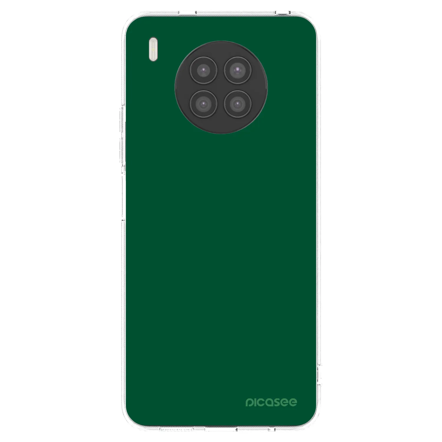 Picasee Huawei Nova 8i Hülle - Transparentes Silikon - Green Gleam