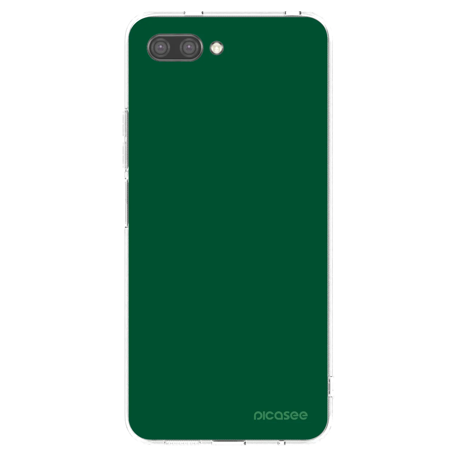 Picasee Honor 10 Hülle - Transparentes Silikon - Green Gleam