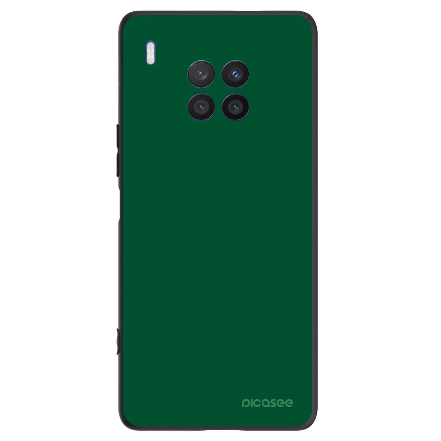 Picasee Honor 50 Lite Hülle - Schwarzes Silikon - Green Gleam