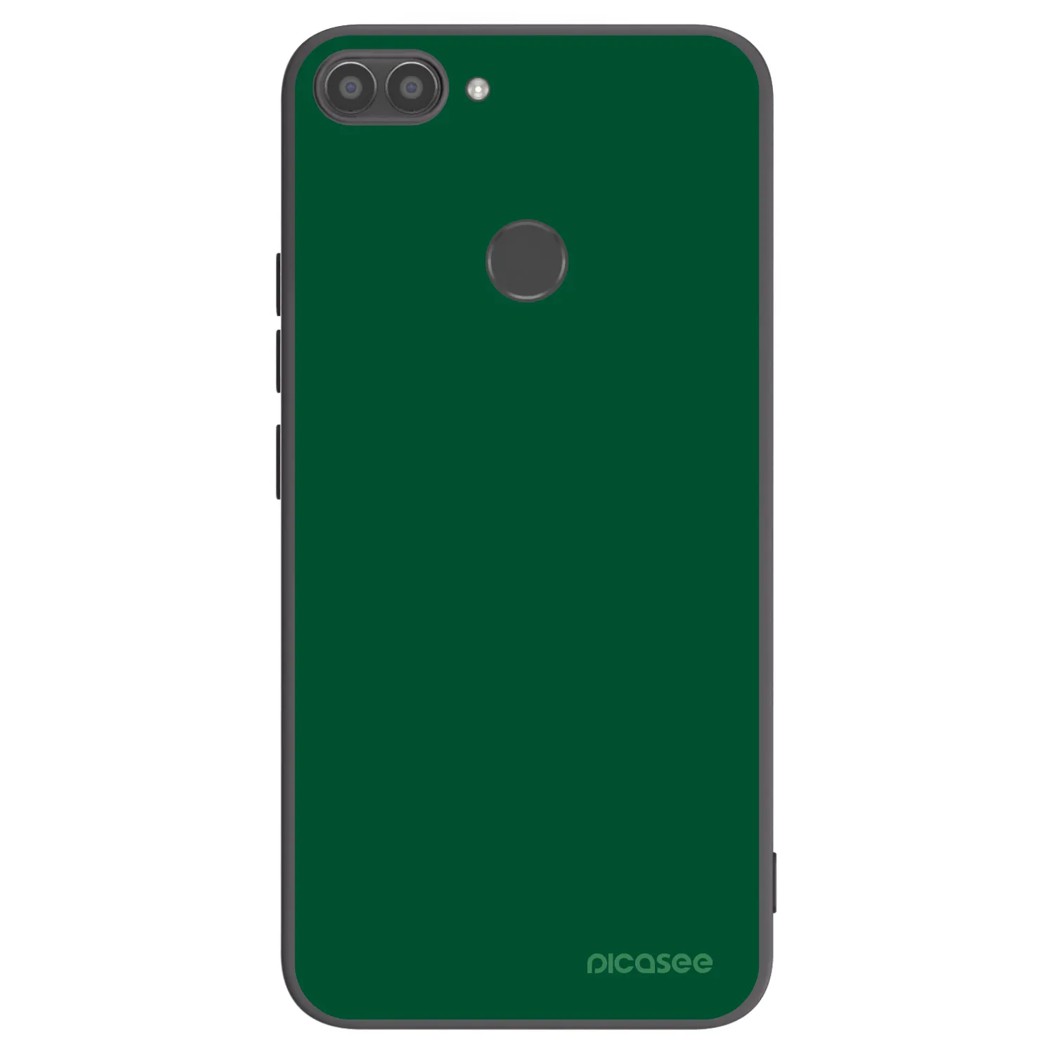 Picasee Huawei P Smart Hülle - Schwarzes Silikon - Green Gleam
