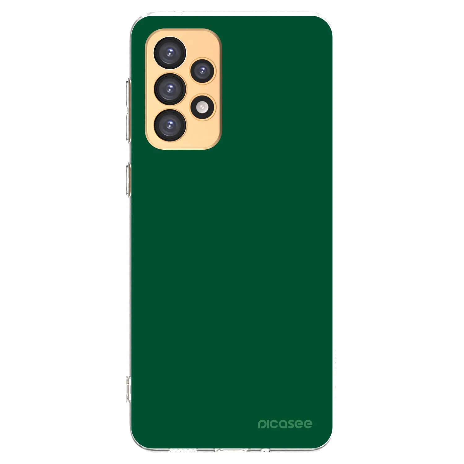 Picasee Samsung Galaxy A33 5G A336 Hülle - Transparentes Silikon - Green Gleam