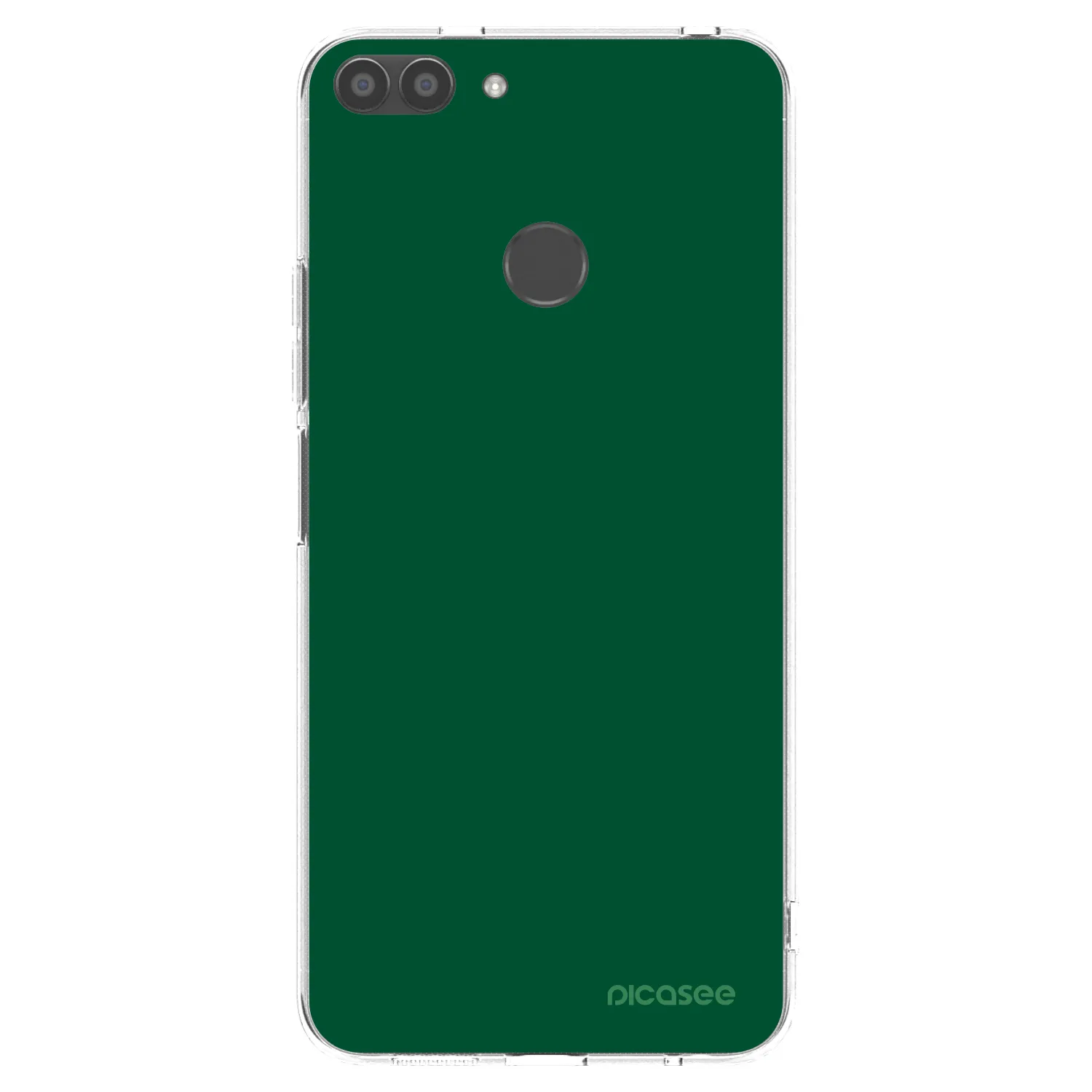 Picasee Huawei P Smart Hülle - Transparentes Silikon - Green Gleam