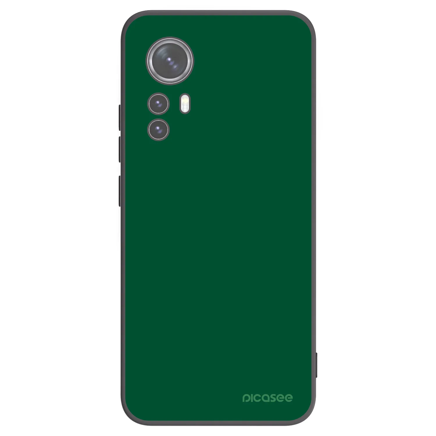 Picasee Xiaomi 12X Hülle - Schwarzes Silikon - Green Gleam