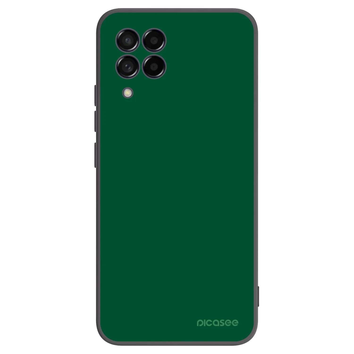 Picasee Samsung Galaxy M53 5G Hülle - Schwarzes Silikon - Green Gleam