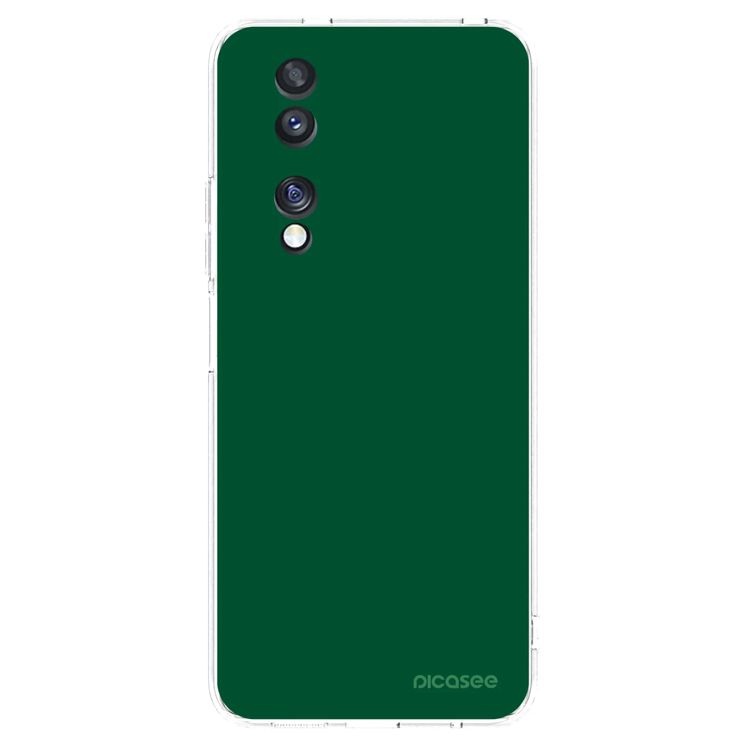 Picasee Honor 70 Hülle - Transparentes Silikon - Green Gleam