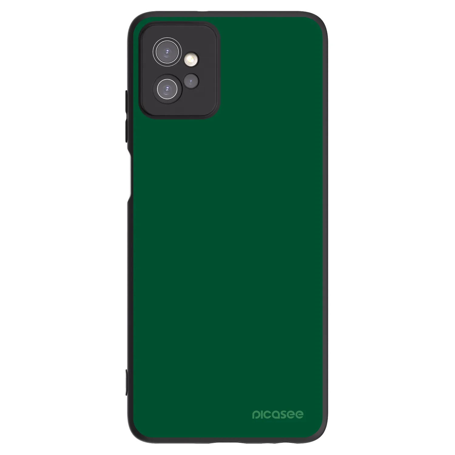 Picasee Motorola Moto G32 Hülle - Schwarzes Silikon - Green Gleam