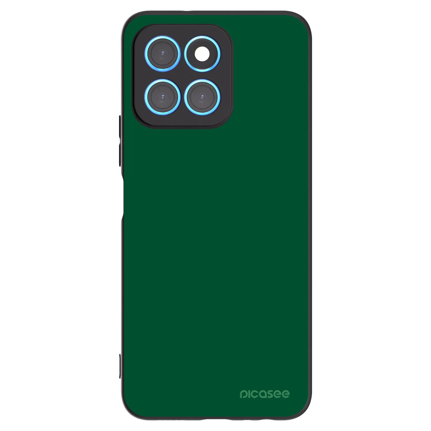 Picasee Honor X8 5G Hülle - Schwarzes Silikon - Green Gleam