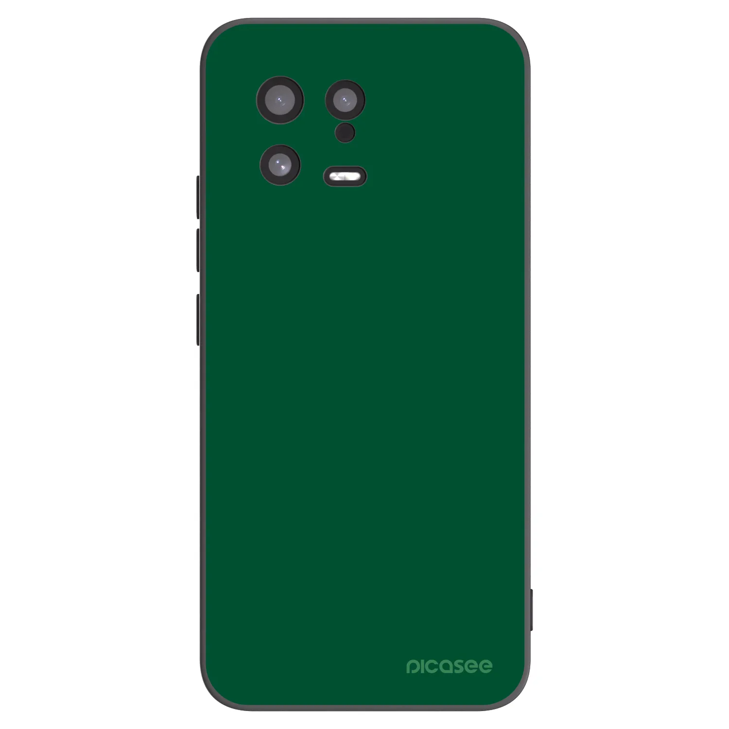 Picasee Xiaomi 13 Hülle - Schwarzes Silikon - Green Gleam