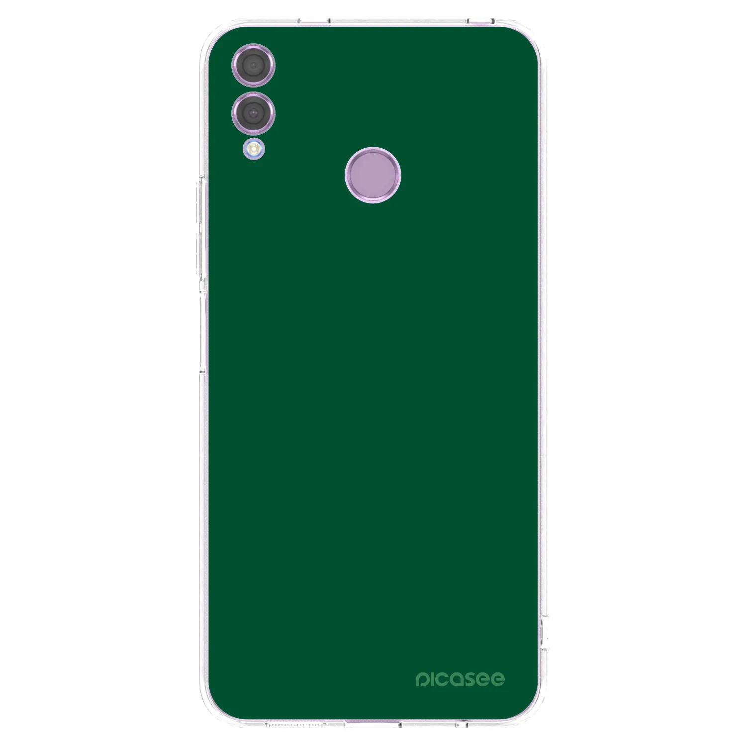 Picasee Honor 8X Hülle - Transparentes Silikon - Green Gleam