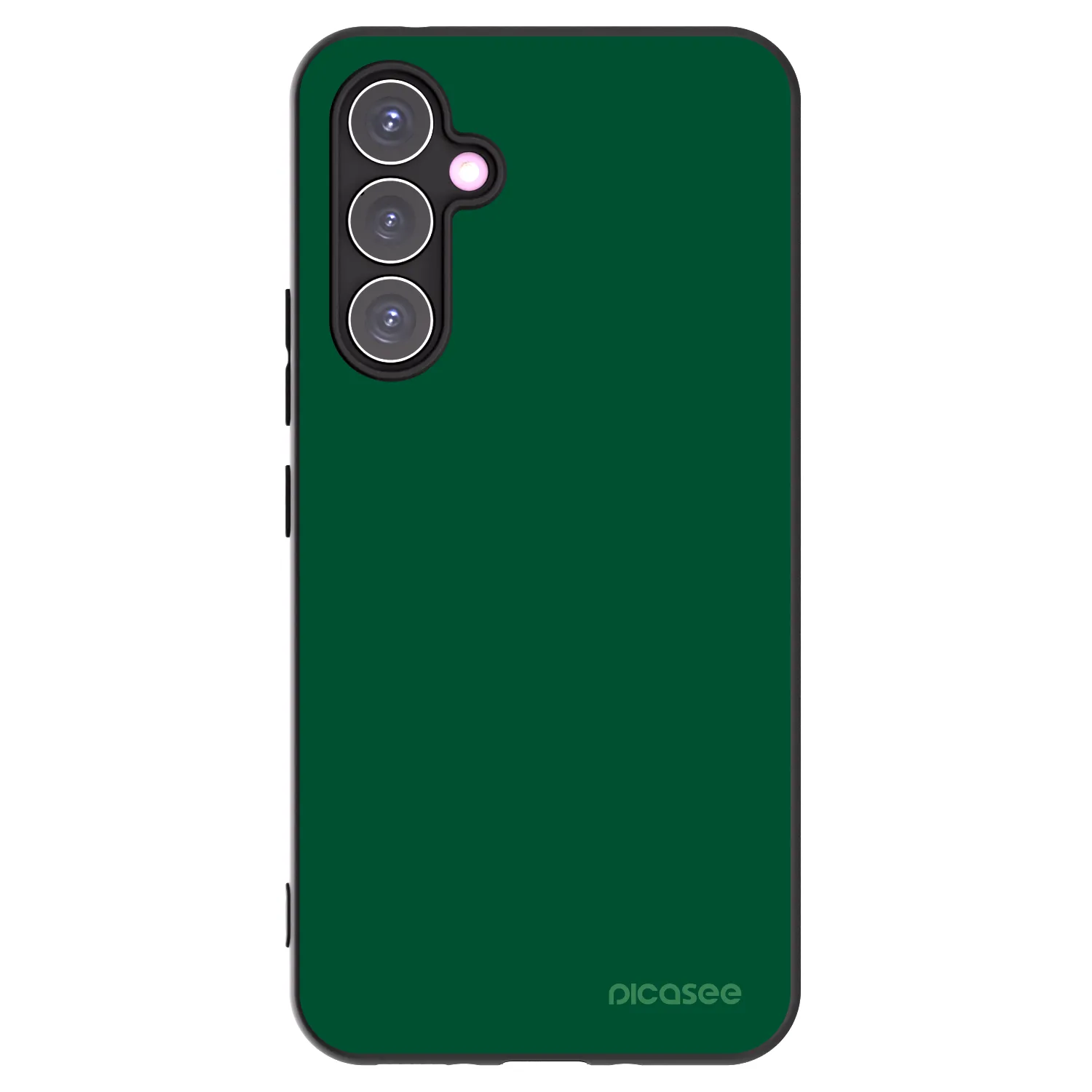 Picasee Samsung Galaxy A54 5G A546B Hülle - Schwarzes Silikon - Green Gleam