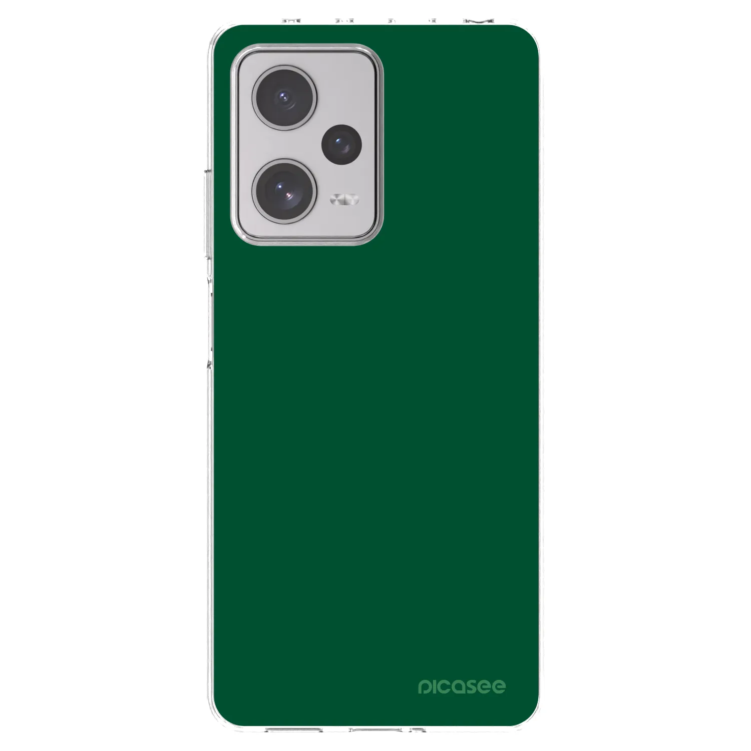 Picasee Xiaomi Redmi Note 12 Pro+ 5G Hülle - Transparentes Silikon - Green Gleam