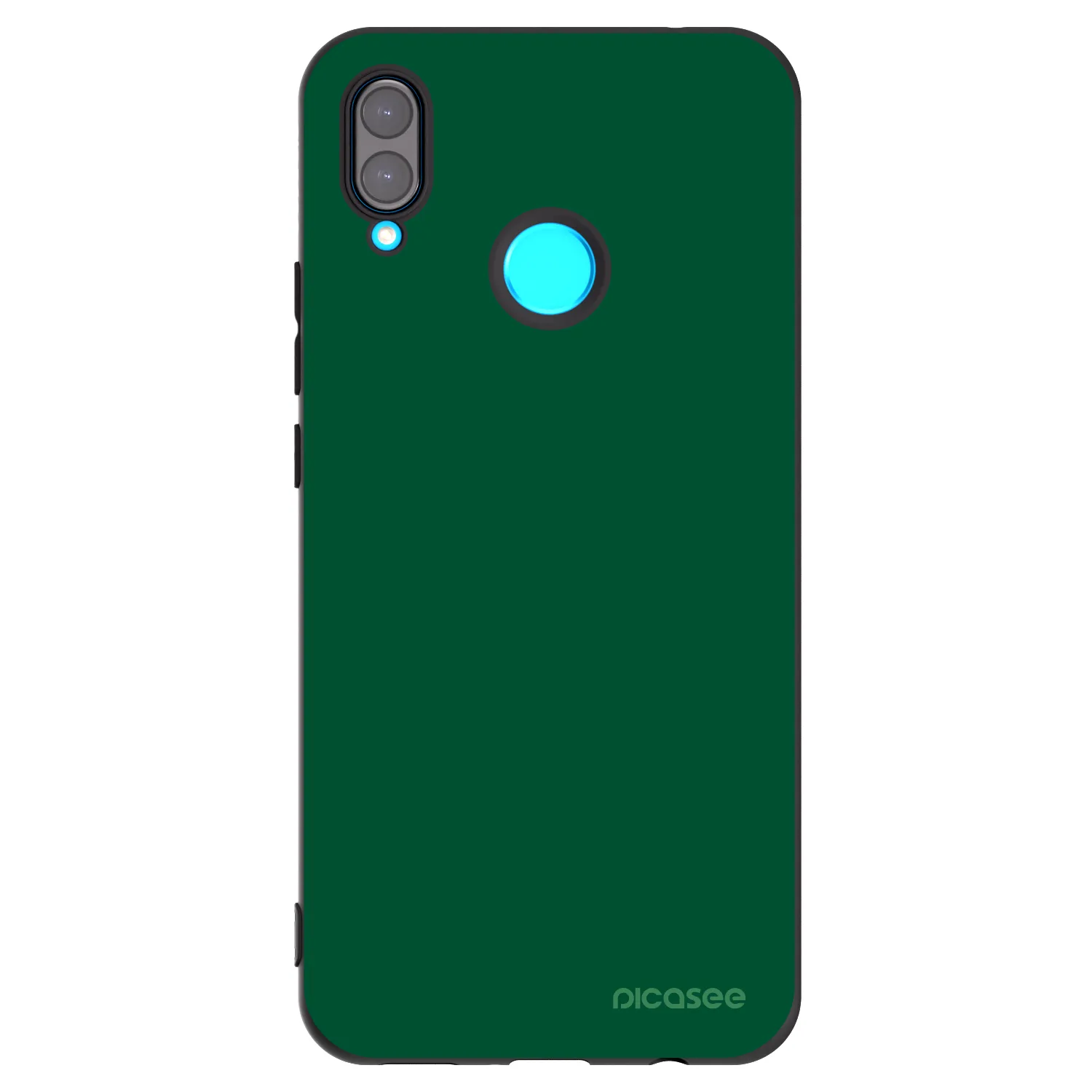 Picasee Huawei Nova 3 Hülle - Schwarzes Silikon - Green Gleam
