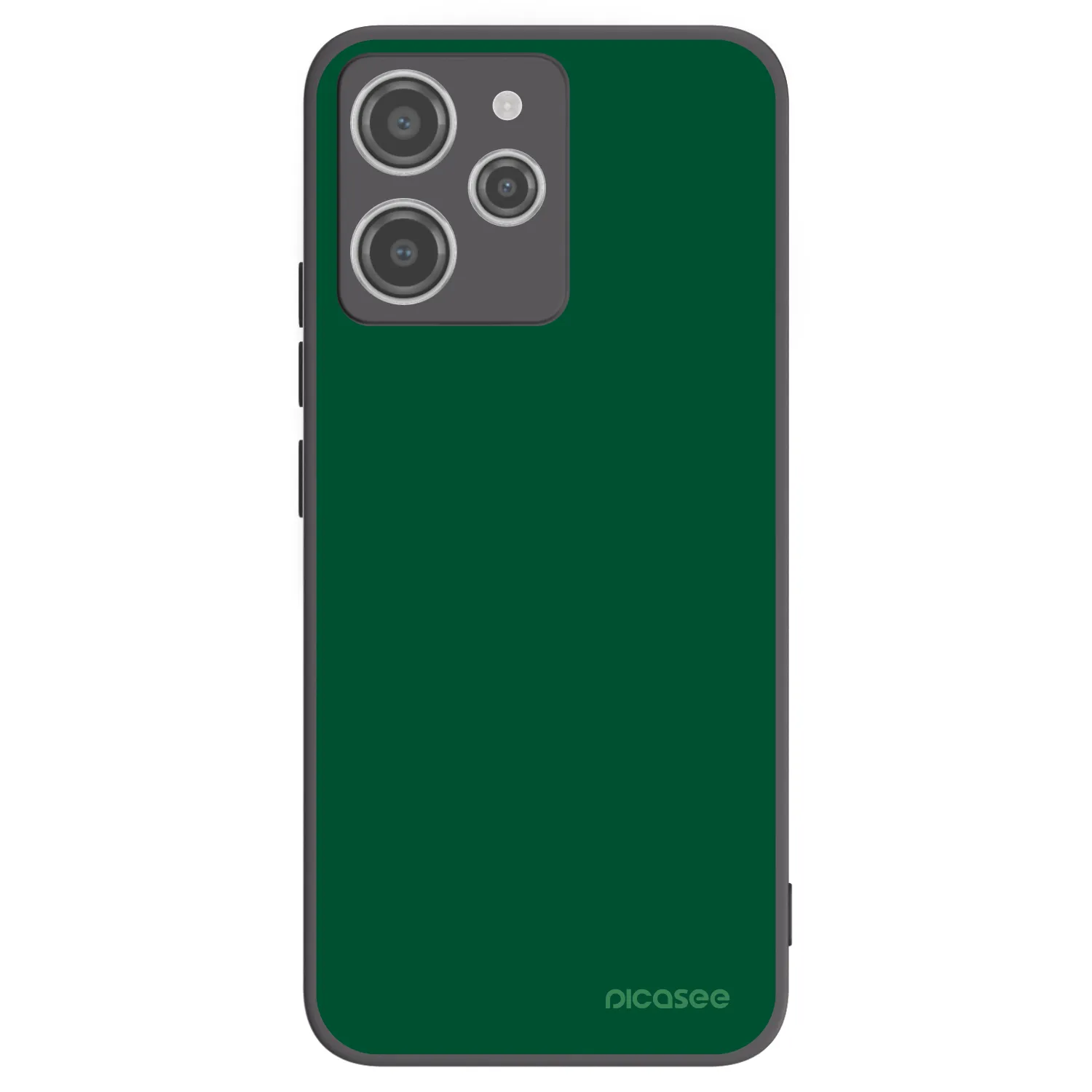 Picasee Xiaomi Redmi 12 4G Hülle - Schwarzes Silikon - Green Gleam