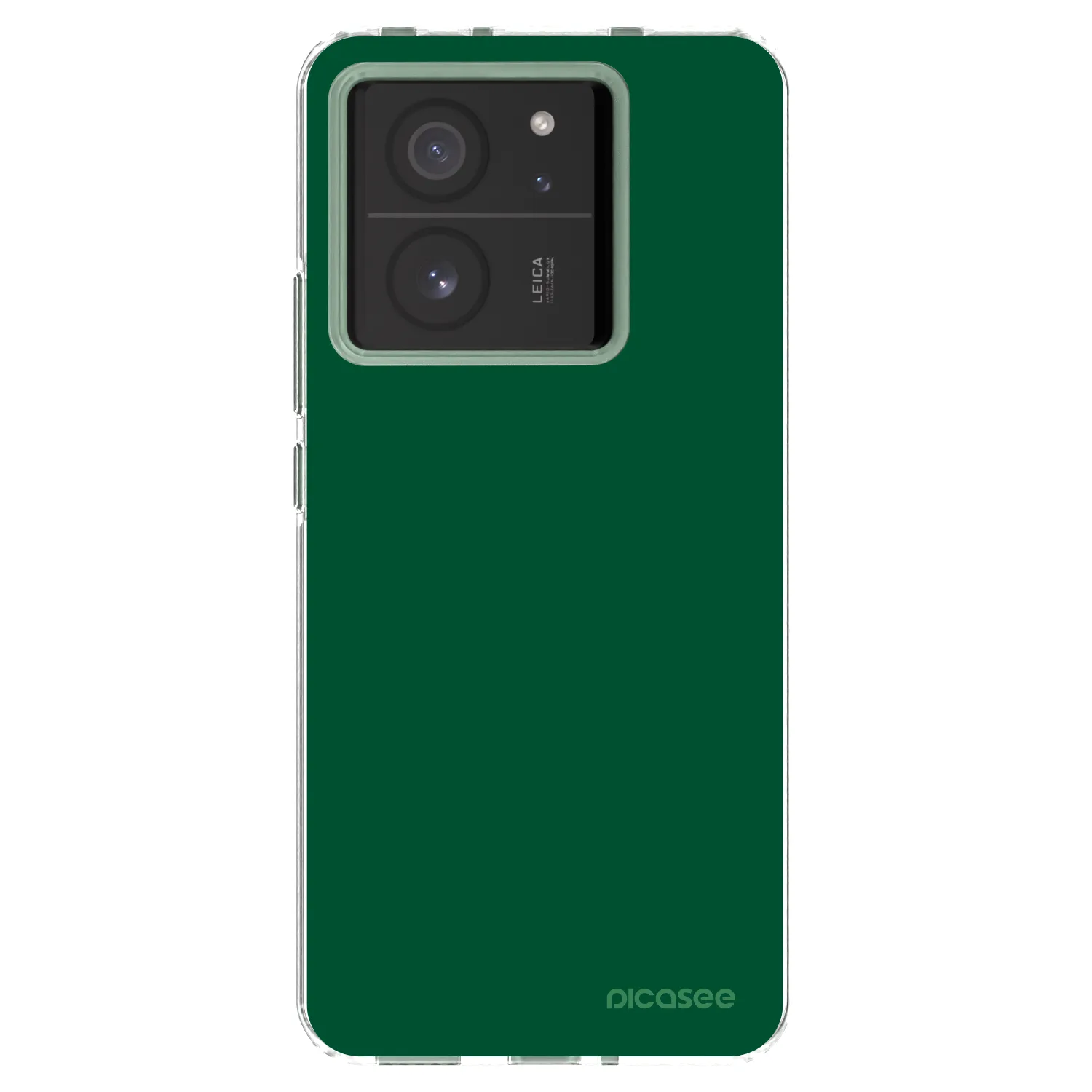 Picasee Xiaomi 13T Pro Hülle - Transparentes Silikon - Green Gleam