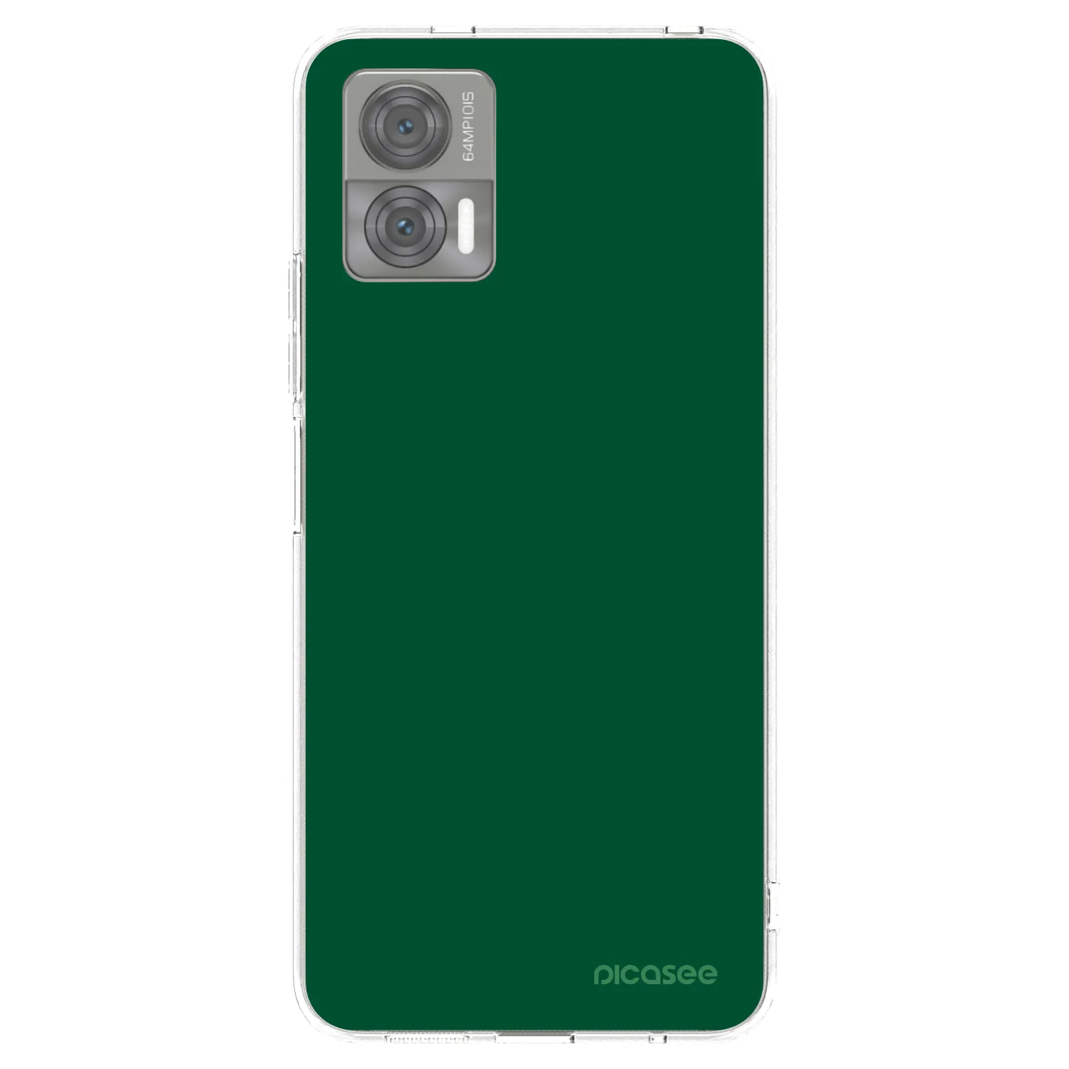 Picasee Motorola Edge 30 Neo Hülle - Transparentes Silikon - Green Gleam