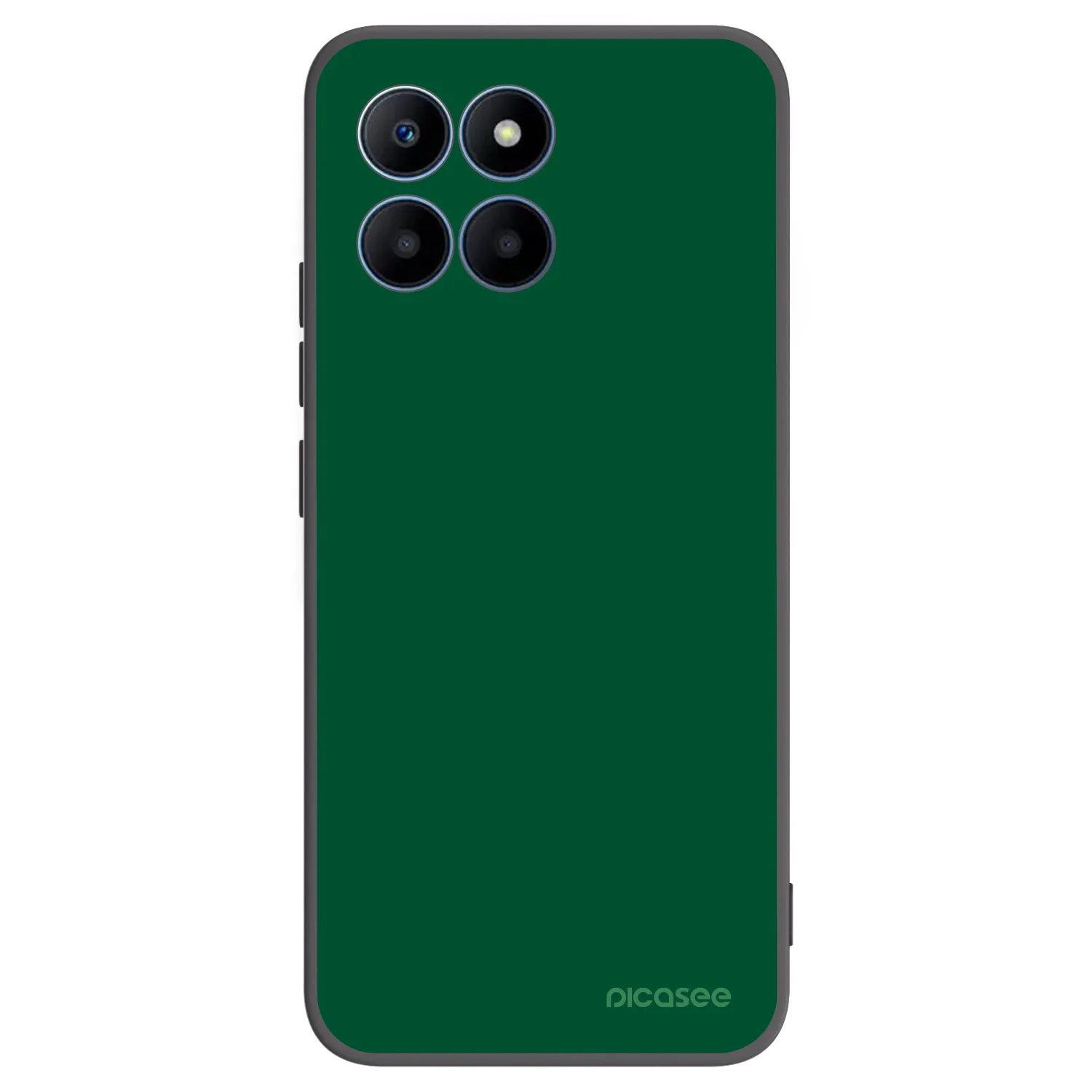 Picasee Honor 70 Lite Hülle - Schwarzes Silikon - Green Gleam