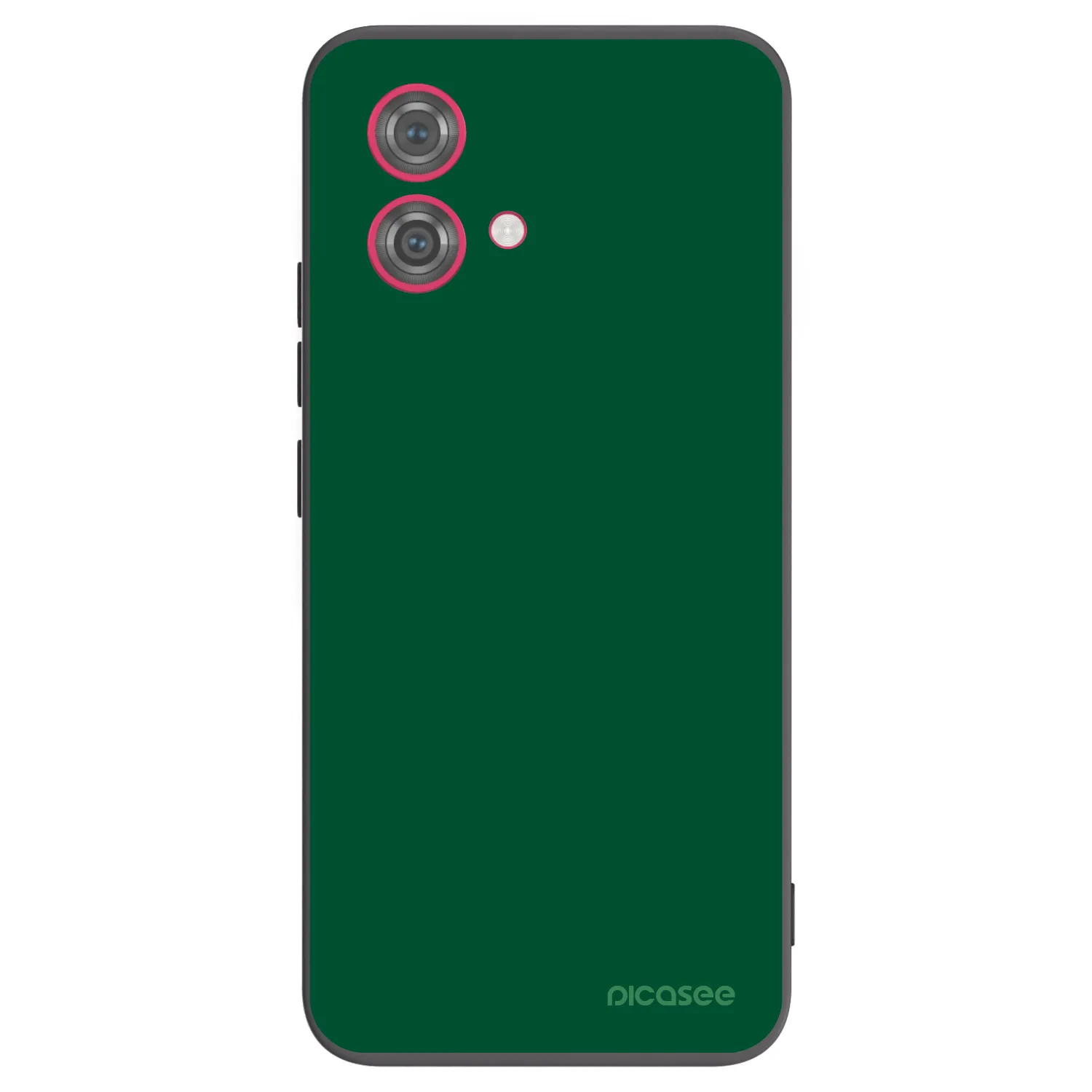 Picasee Motorola Moto G84 5G Hülle - Schwarzes Silikon - Green Gleam
